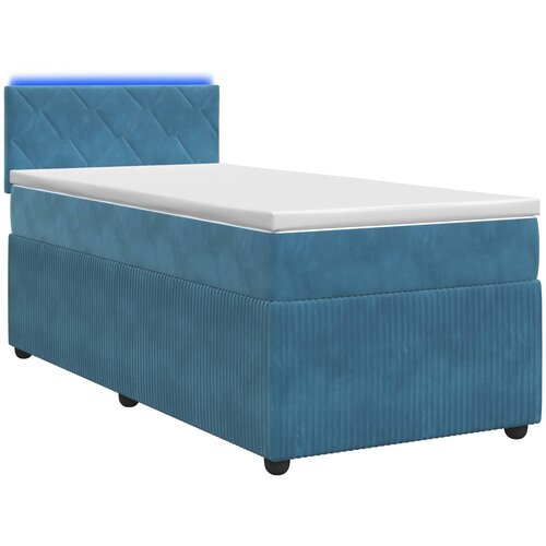  Boxspring krevet s madracem Plava 100 x 200 cm Bar&amp;scaron;un Slike