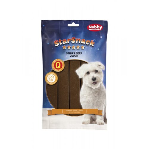 Nobby poslastica za pse Star Snack Strips Beef 20kom 200g Cene
