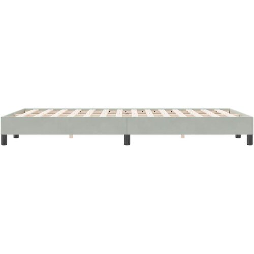 Box spring krevet bez madracem svjetlosivi 120x220cm bar&amp;scaron;unasti Slike