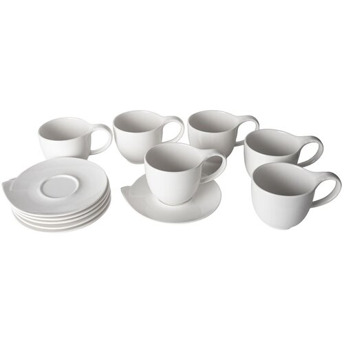 Alpeks Home ALPEKSHOME, SKODELICE ZA KAVO, BELE, HJ6217, 220 ML, 6 KOS, (5000194504) Cene