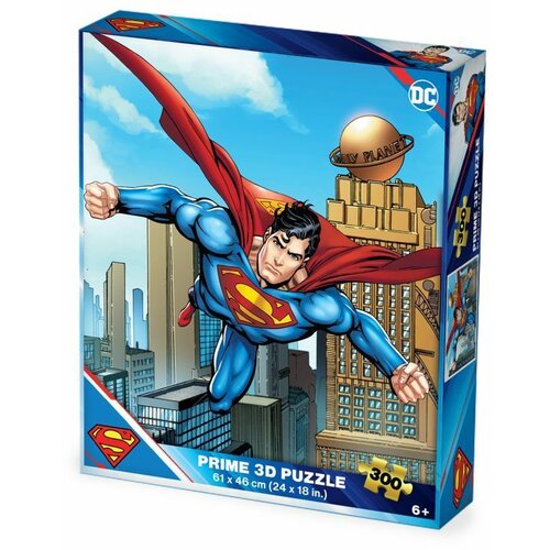  Puzzle 3d 300 pcs dc comics superman 61x46cm 32705 ( 114/32705 ) Slike