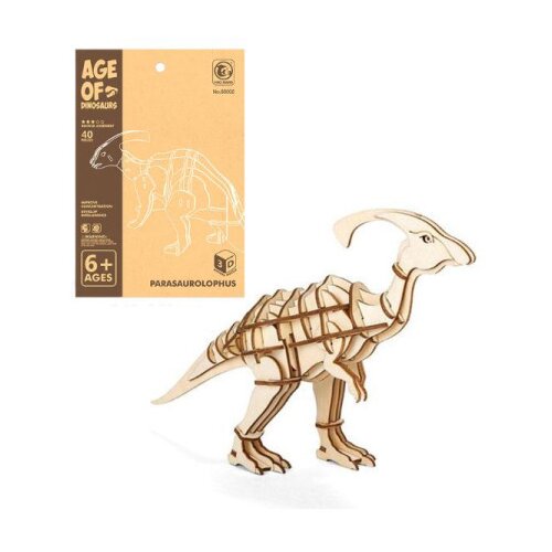  Drvene 3d puzzle 40pcs parasaurolofus 68002 ( 91/71127 ) Cene