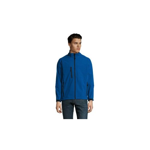 SOL'S Relax muška softshell jakna Royal plava L ( 346.600.50.L ) Slike