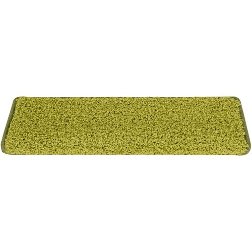  Prostirke za stepenice 30 kom 65x21x4 cm Zelene s pravokutnim rubom Slike