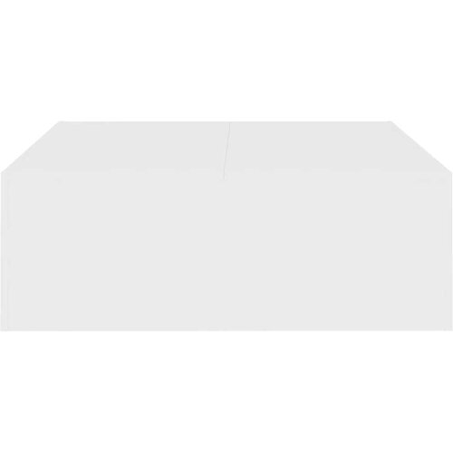  Stolić za kavu bijeli 100 x 100 x 35 cm od konstruiranog drva Slike