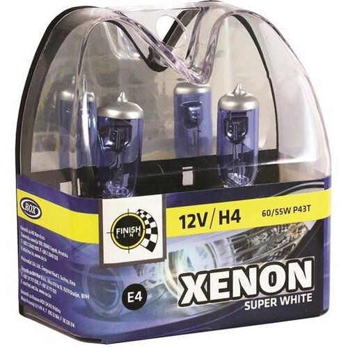 FINISH LINE žarnica H4 12V 2-1 xenon super white 85392130 Cene