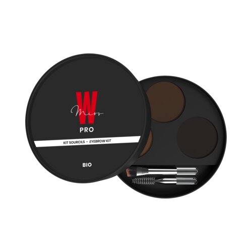Miss W Pro eyebrow kit - 914 brunettes Slike