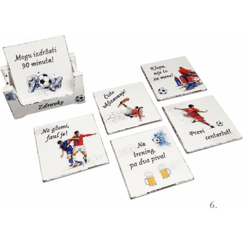  Originalni personalizirani podmetači za ča&scaron;e &ndash; savr&scaron;en poklon za nogometa&scaron;e, lovce, ribolovce i majstore - 6. - 16320 Cijene