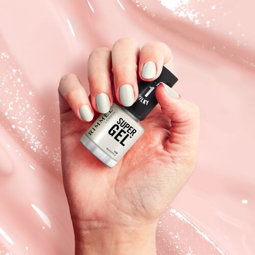 Rimmel London Super Gel gel lak za nohte brez uporabe UV/LED lučke odtenek 106 Glazed Sugar 12 ml Slike