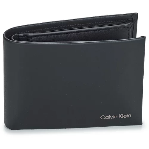Calvin Klein Jeans Denarnice CK CONCISE BIFOLD 5CCW/COIN L Črna