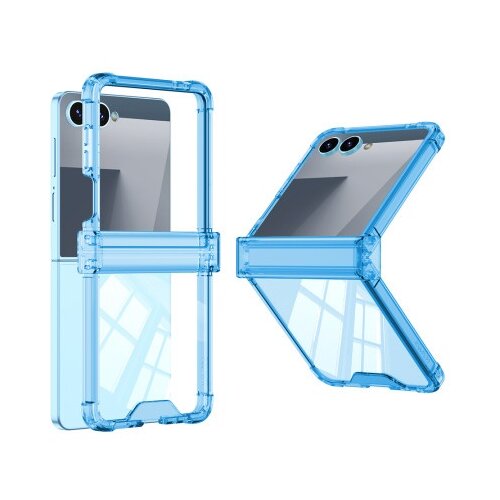 Futrola transparent color line za samsung f751b galaxy z flip 7 5g plava (gkk case) ( F121525 ) Cene