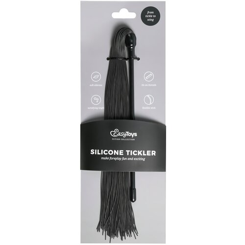 EasyToys - Fetish Collection silikonski žgečkalnik Easytoys črn Cene