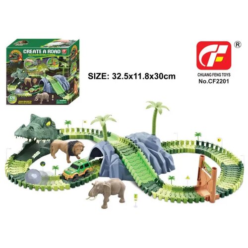 Hk Mini uradi sam dino staza sa autom, 120kom Slike