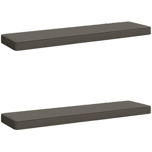  Jastučići za klupe - 2 dijela VUGHT 2 pcs 100% poliester Siva Cene