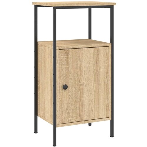 Maison Chic Nočna omarica - Nočna miza sonoma hrast 41x31x80 cm inženirski les, (21687926) Slike