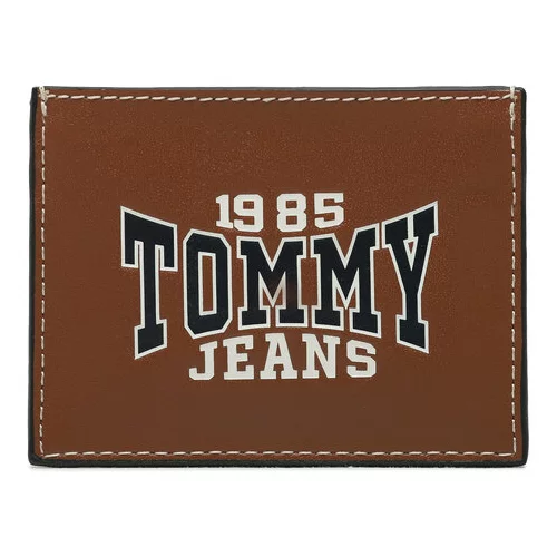 Tommy Jeans Etui za kreditne kartice Tjm Leather Cc Holder AM0AM11427 Rjava