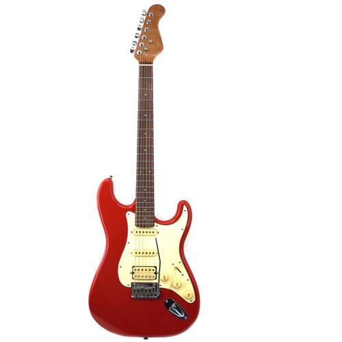 Wakertone Električna gitara VK77-RD, Premium, Crvena Cene