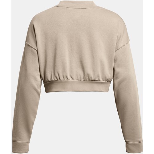 Under Armour Sweatshirt UA Rival Terry OS Crop Crw-BRN - Women Cene