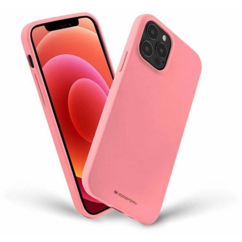 Goospery Soft Feeling silikonski ovitek za iPhone 14 Pro Max - roza Slike