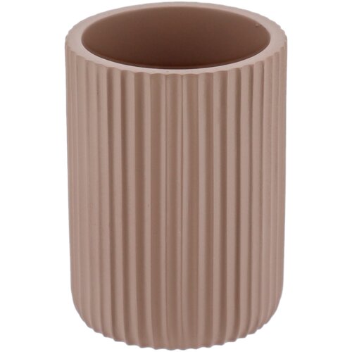 Tendance kupaonska ča&amp;scaron;a stripes poliresin bež Slike