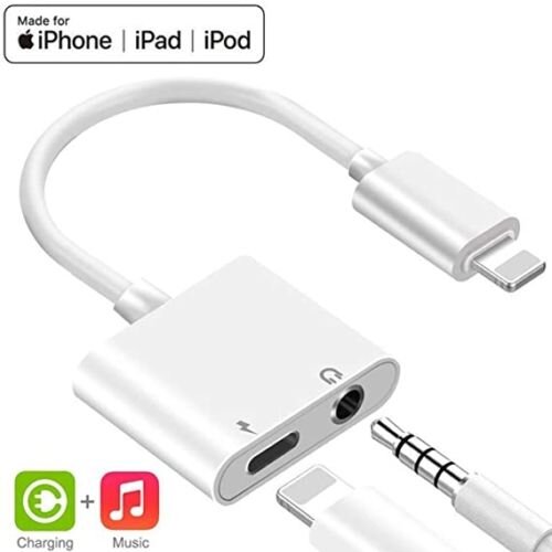 Linkom ZA SLU&amp;Scaron;ALICE ZA IPHONE - LIGHTNING to JACK 3,5 MM - BIJELA Slike