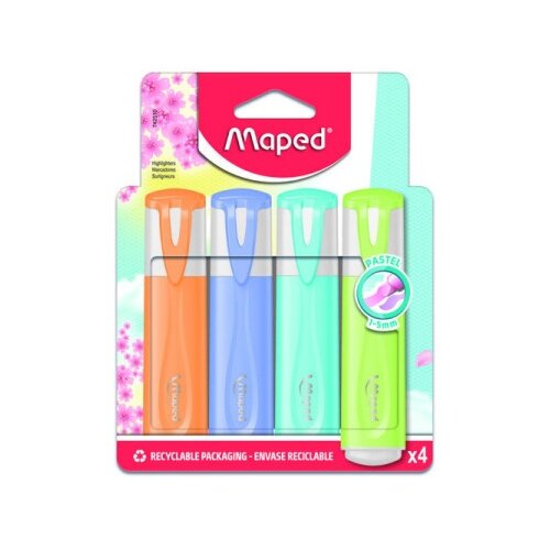 Maped text marker fluo pep's pastel 1/4 ( m742510 ) Cene