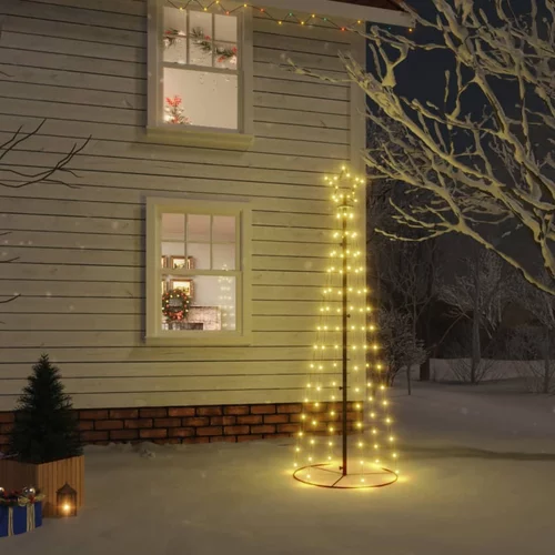  Stožasto božićno drvce toplo bijelo 108 LED žarulja 70 x 180 cm