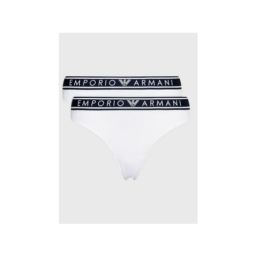 Emporio Armani Underwear Set 2 parov klasičnih spodnjih hlačk 163334 3R227 00010 Bela