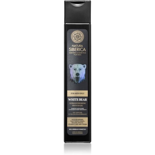 Natura Siberica For Men Only osvežujoč gel za prhanje za moške 250 ml Cene