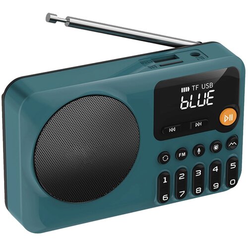 Mean IT zvučnik bežični B6, fm radio, bluetooth, usb, tf card, plavi Slike