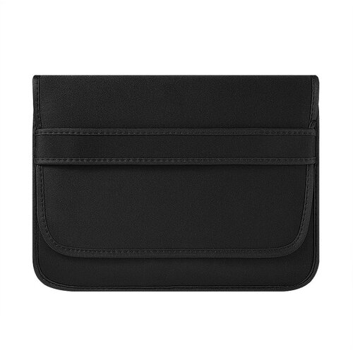INF 13-palčna preprosta preklopna za&amp;scaron;čitna torbica za prenosnik - črn neopren, (5000075709) Slike