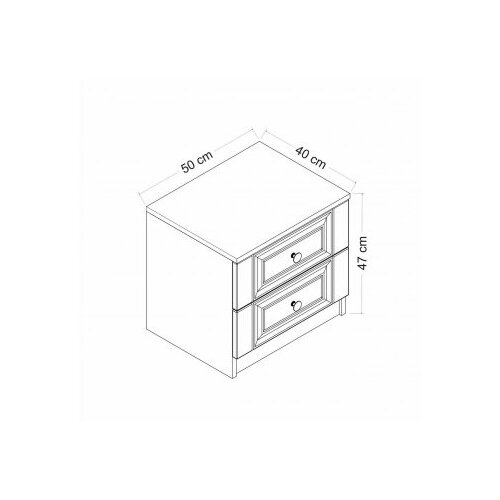Hanah home noćni stočić kale 4923 Slike