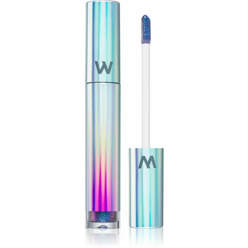 WONDERSKIN Wonder Blading Top Gloss sijaj za ustnice z bleščicami Blue Glitter 4 ml