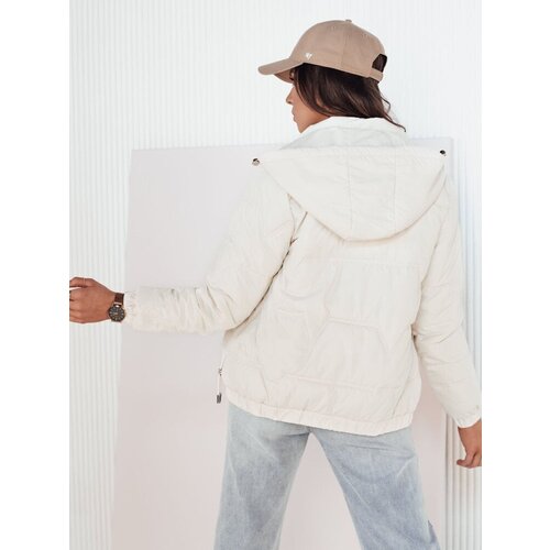 DStreet ZERNI women's quilted jacket white Cene
