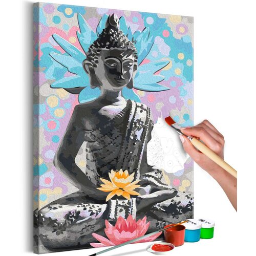  Slika za samostalno slikanje - Rainbow Buddha 40x60 Slike