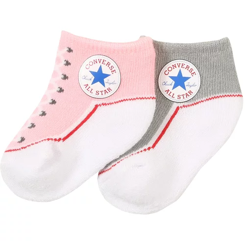 Converse Čarape 'CHUCK' siva / roza / bijela