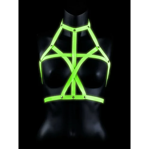 Ouch! Glow in the Dark Bra Harness L/XL