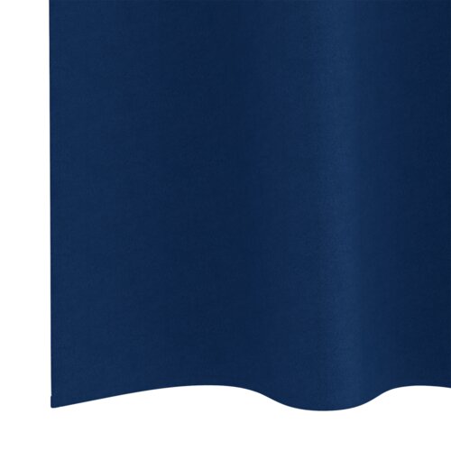 VidaXL Zavjese sa zavjesama 2 pcs Tamno plava 245 x 140 cm Poliester Slike