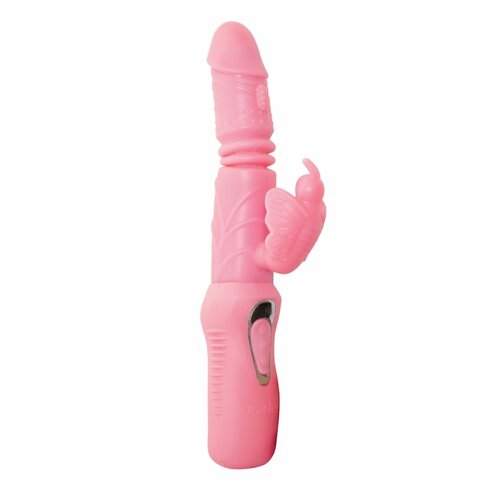  Wanle Zeka vibrator, 12 modova vibracije, 12 modova pomeranja, 27 cm, Roze Cene