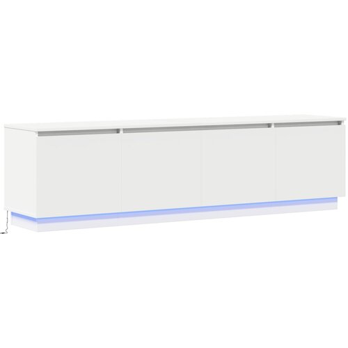 vidaXL TV omarica z LED belo 180x38x49 cm inženirski les, (22012231) Cene