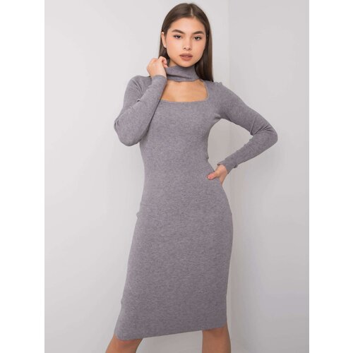 Och Bella Dress-TW-SK-BI-ZS5178.84-dark gray Slike