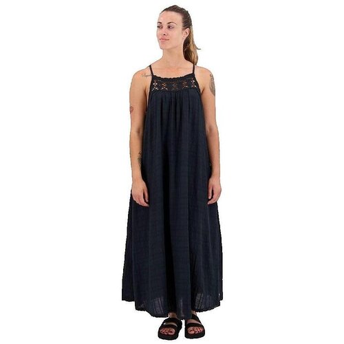 Superdry Dolge obleke Robe Vintage Long Halter Cami Modra Cene