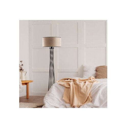 Opviq Podna Lampa Visoka-13473, 175 cm, E27, 200 cm Kabel, Crna Slike