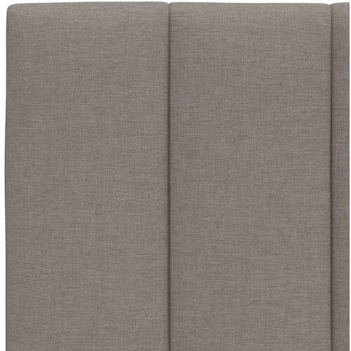 vidaXL Vzglavna stranica taupe 140 cm blago Cene