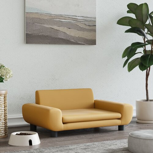 vidaXL Pasja postelja rjava 70x45x33 cm žamet Cene