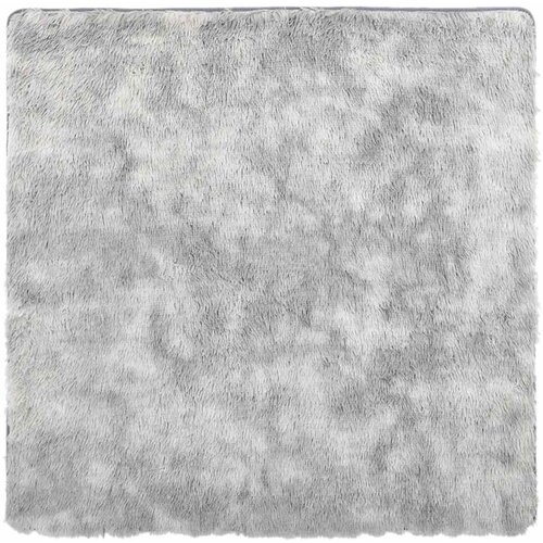 Maison Chic Visoka ko&scaron;ata Preproga, Rug svetlo siva 200x200 cm poliester, (22120584) Cene