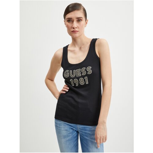 Guess Black Women's Top - Women Cene