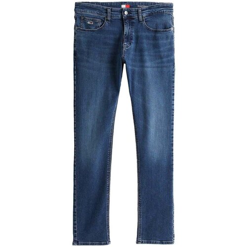 Tommy Jeans Faded Scanton Slim Jeans Washed Blue/Black Plava Slike