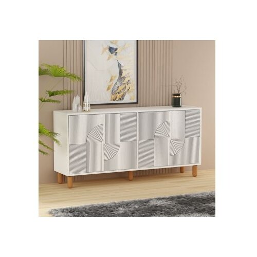 Hanah home Desso komoda s ladicama, bijela Cene