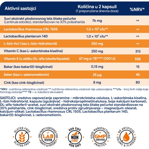 Kaltex Imuno-Biotic &amp;ndash; Probiotik za imunitet i zdravlje crevne mikrobiote Slike